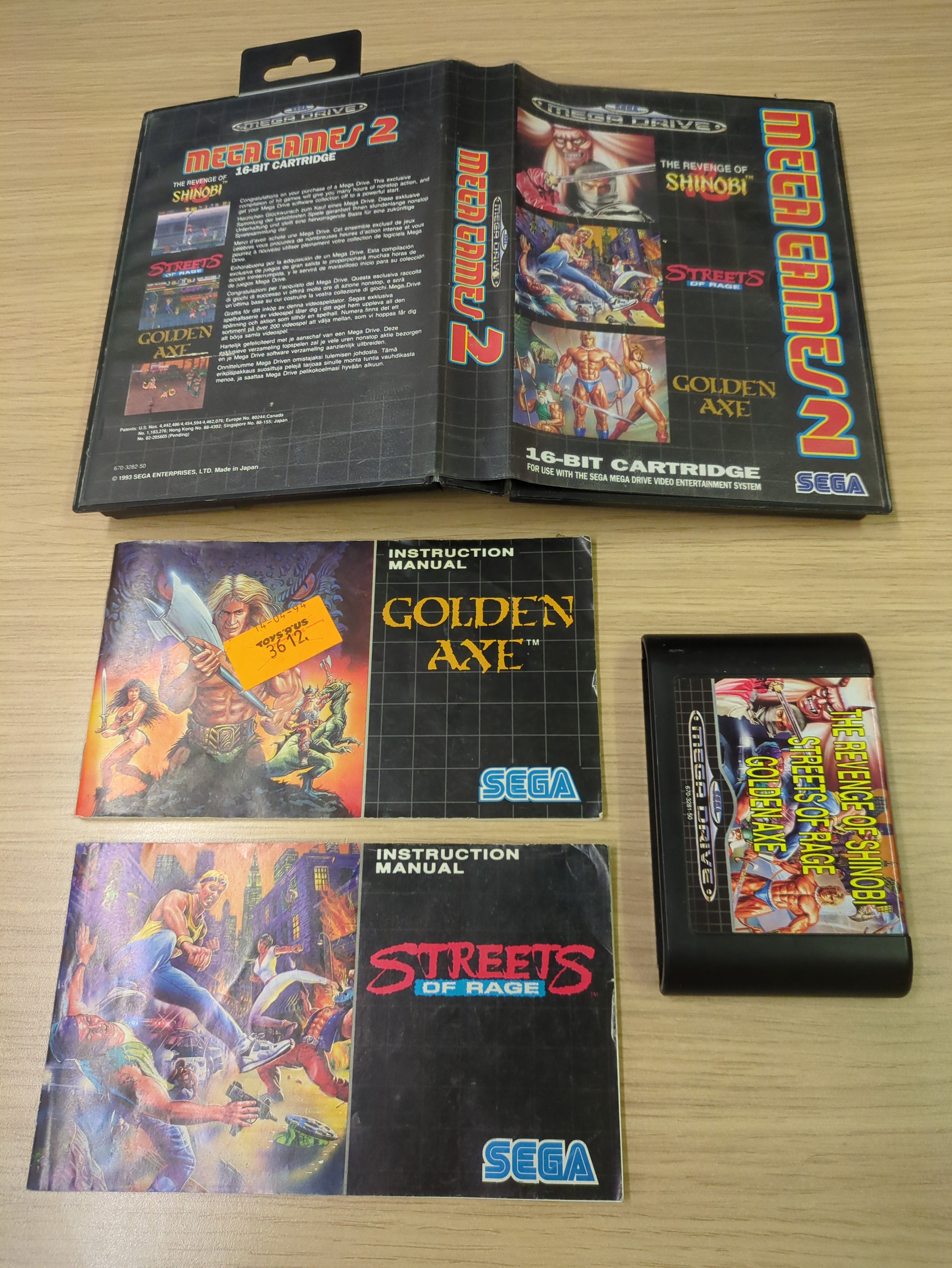 Mega Games 2 Sega Mega Drive game Mega Games 2 Sega Mega Drive game